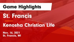 St. Francis  vs Kenosha Christian Life  Game Highlights - Nov. 16, 2021