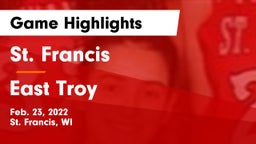 St. Francis  vs East Troy  Game Highlights - Feb. 23, 2022