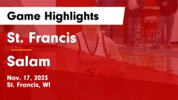 St. Francis  vs Salam  Game Highlights - Nov. 17, 2023