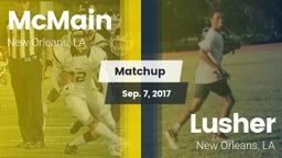 Matchup: McMain vs. Lusher  2017