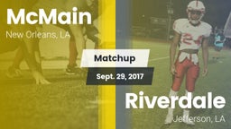 Matchup: McMain vs. Riverdale  2017