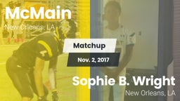 Matchup: McMain vs. Sophie B. Wright  2017