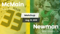 Matchup: McMain vs. Newman  2018