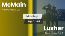Matchup: McMain vs. Lusher  2018
