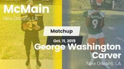 Matchup: McMain vs. George Washington Carver  2019