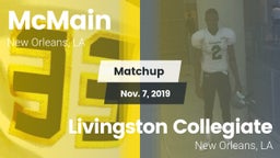 Matchup: McMain vs. Livingston Collegiate 2019