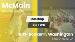 Matchup: McMain vs. KIPP Booker T. Washington  2020