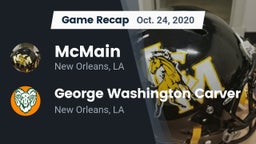 Recap: McMain  vs. George Washington Carver  2020