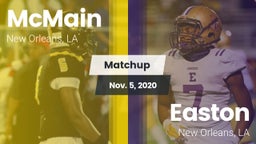 Matchup: McMain vs. Easton  2020