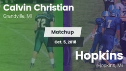 Matchup: Calvin Christian vs. Hopkins  2018