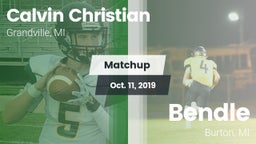 Matchup: Calvin Christian vs. Bendle  2019
