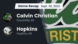 Recap: Calvin Christian  vs. Hopkins  2022