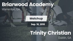 Matchup: Briarwood Academy vs. Trinity Christian  2016