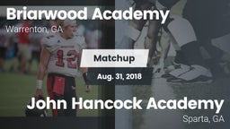 Matchup: Briarwood Academy vs. John Hancock Academy  2018