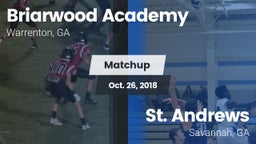 Matchup: Briarwood Academy vs. St. Andrews  2018
