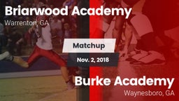 Matchup: Briarwood Academy vs. Burke Academy  2018