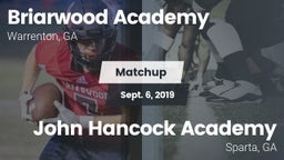 Matchup: Briarwood Academy vs. John Hancock Academy  2019