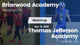 Matchup: Briarwood Academy vs. Thomas Jefferson Academy  2019