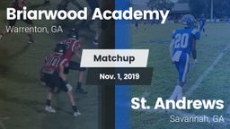 Matchup: Briarwood Academy vs. St. Andrews  2019