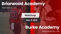 Matchup: Briarwood Academy vs. Burke Academy  2019