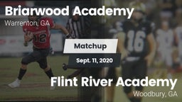 Matchup: Briarwood Academy vs. Flint River Academy  2020