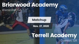 Matchup: Briarwood Academy vs. Terrell Academy  2020