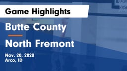 Butte County  vs North Fremont  Game Highlights - Nov. 20, 2020