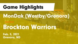 MonDak (Westby/Grenora) vs Brockton Warriors Game Highlights - Feb. 5, 2021