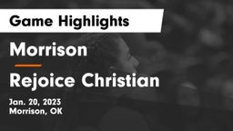Morrison  vs Rejoice Christian  Game Highlights - Jan. 20, 2023