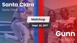 Matchup: Santa Clara vs. Gunn  2017