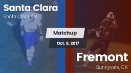 Matchup: Santa Clara vs. Fremont  2017