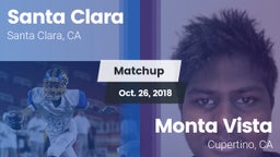 Matchup: Santa Clara vs. Monta Vista  2018