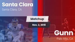 Matchup: Santa Clara vs. Gunn  2018