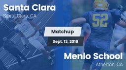 Matchup: Santa Clara vs. Menlo School 2019
