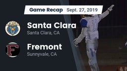 Recap: Santa Clara  vs. Fremont  2019
