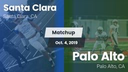 Matchup: Santa Clara vs. Palo Alto  2019