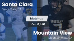 Matchup: Santa Clara vs. Mountain View  2019
