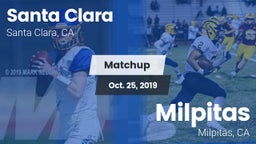 Matchup: Santa Clara vs. Milpitas  2019