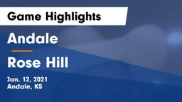Andale  vs Rose Hill  Game Highlights - Jan. 12, 2021