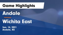 Andale  vs Wichita East  Game Highlights - Jan. 14, 2021