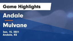 Andale  vs Mulvane  Game Highlights - Jan. 15, 2021