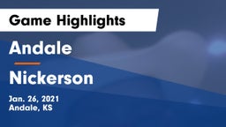 Andale  vs Nickerson  Game Highlights - Jan. 26, 2021