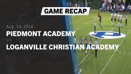 Recap: Piedmont Academy  vs. Loganville Christian Academy  2016