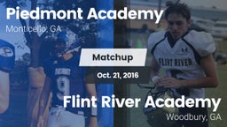 Matchup: Piedmont Academy vs. Flint River Academy  2016