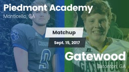 Matchup: Piedmont Academy vs. Gatewood  2017