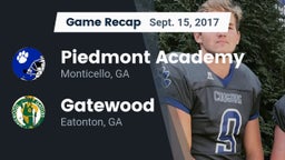Recap: Piedmont Academy  vs. Gatewood  2017