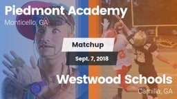 Matchup: Piedmont Academy vs. Westwood Schools 2018