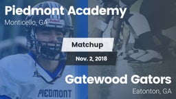 Matchup: Piedmont Academy vs. Gatewood Gators 2018