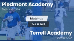 Matchup: Piedmont Academy vs. Terrell Academy  2019