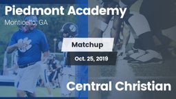 Matchup: Piedmont Academy vs. Central Christian 2019